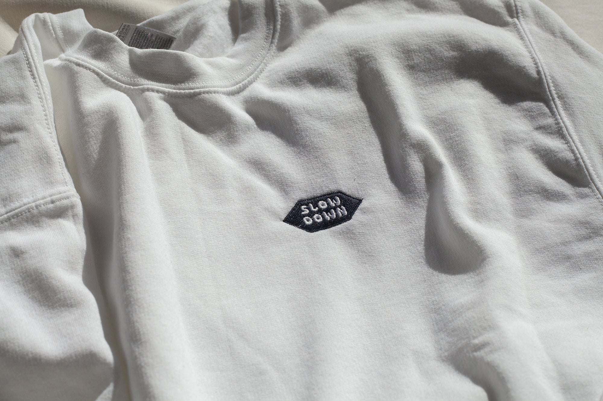 Embroidered Slow down - Unisex Sweatshirt