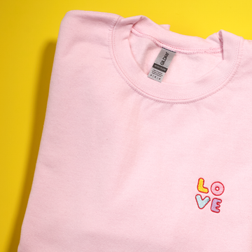 Embroidered Love - Unisex Sweatshirt